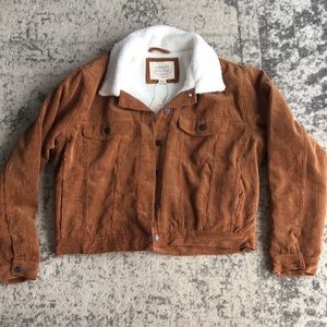 Ashley Sunrise Collection by 26 International Corduroy Sherpa Jacket